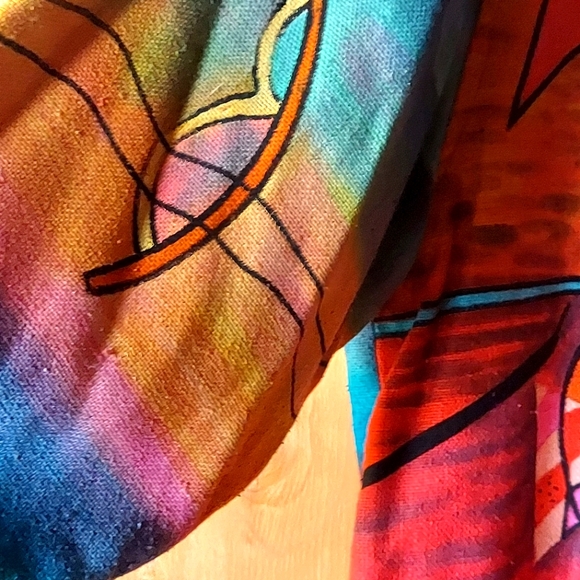 Dilemma Dhun Shroff Silk Woven Multicolor Jacket - Picture 9 of 12